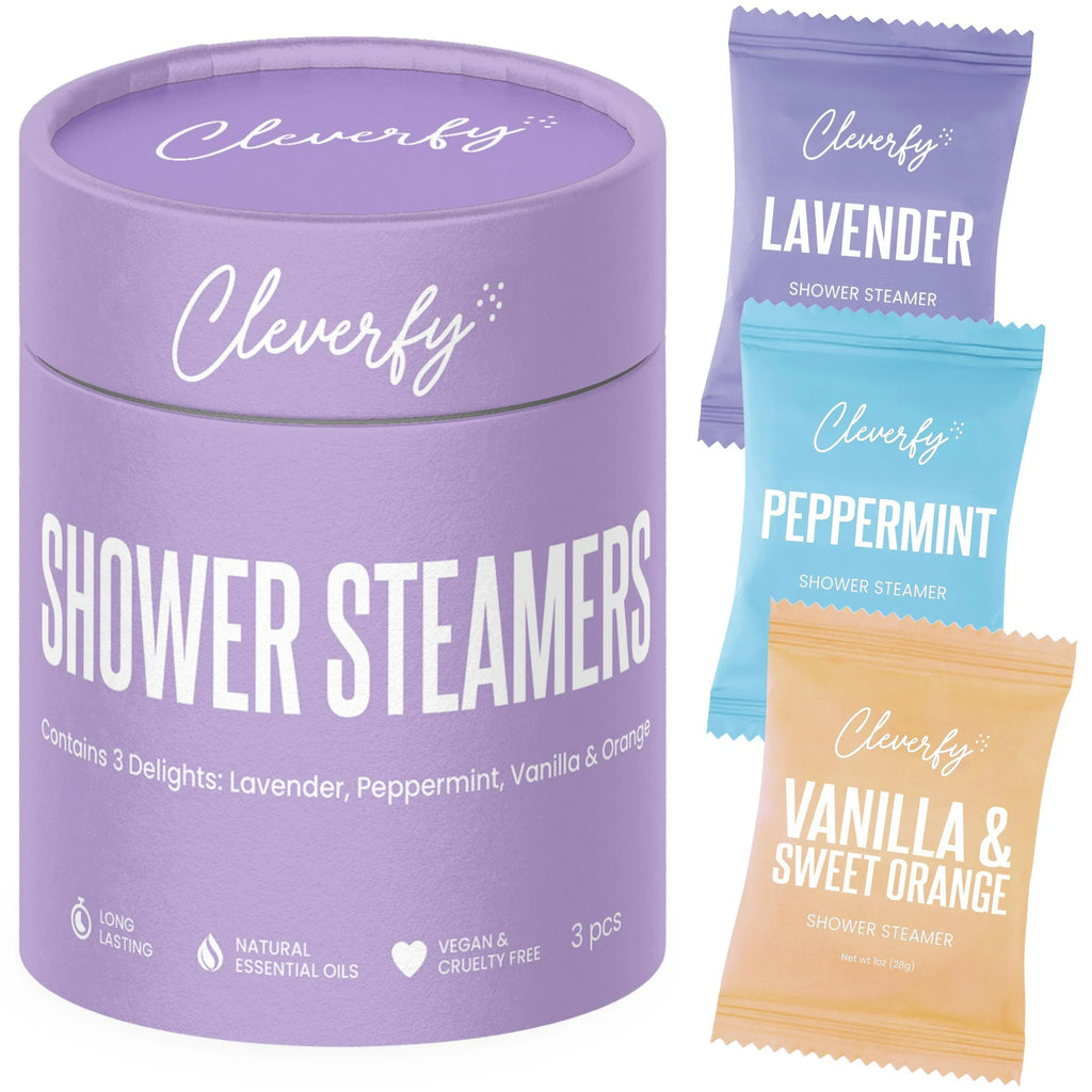 Cleverfy Aromatherapy Shower Steamers, Pack of 3