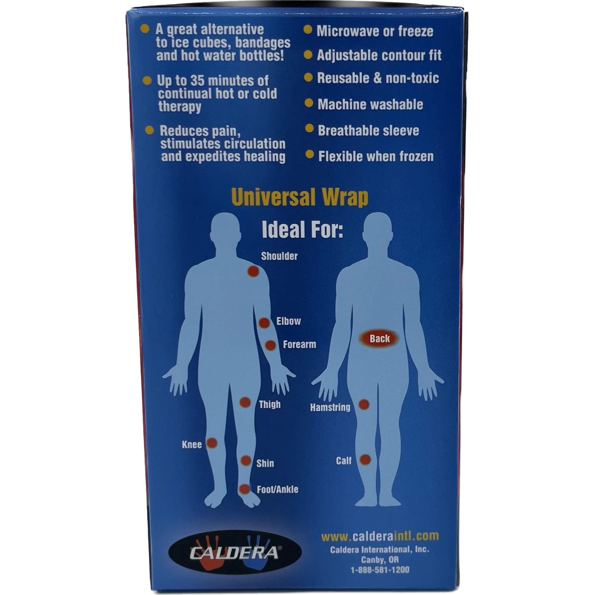 Caldera Hot & Cold Universal Therapy Wrap with Gel Compress Pack