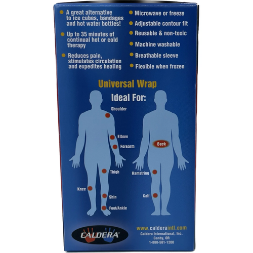 Caldera Hot & Cold Universal Therapy Wrap with Gel Compress Pack