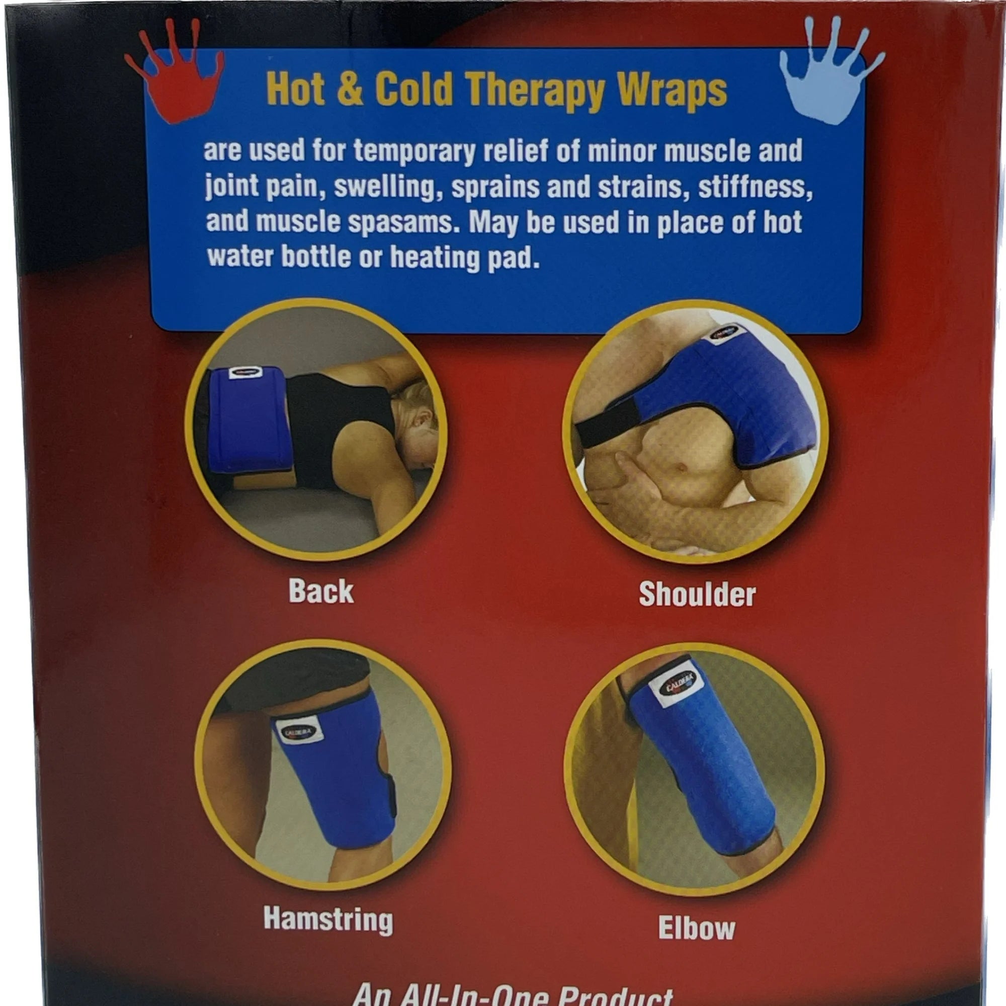 Caldera Hot & Cold Universal Therapy Wrap with Gel Compress Pack