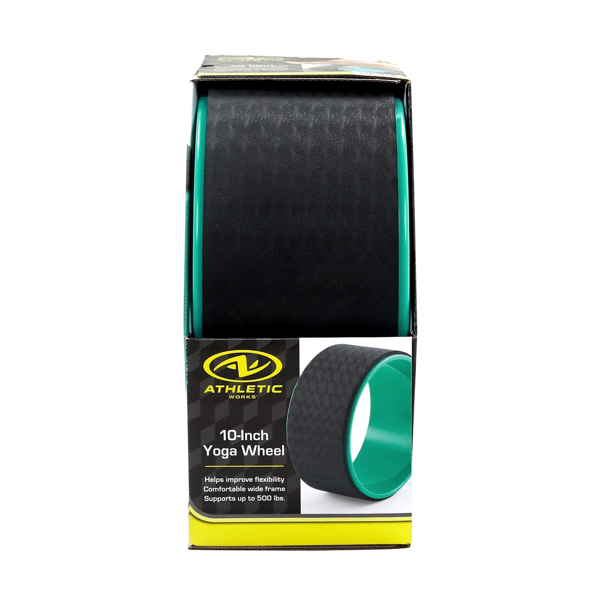 Athletic Works 10-Inch High Quality Yoga Wheel to Unlock Your Flexibility Potential