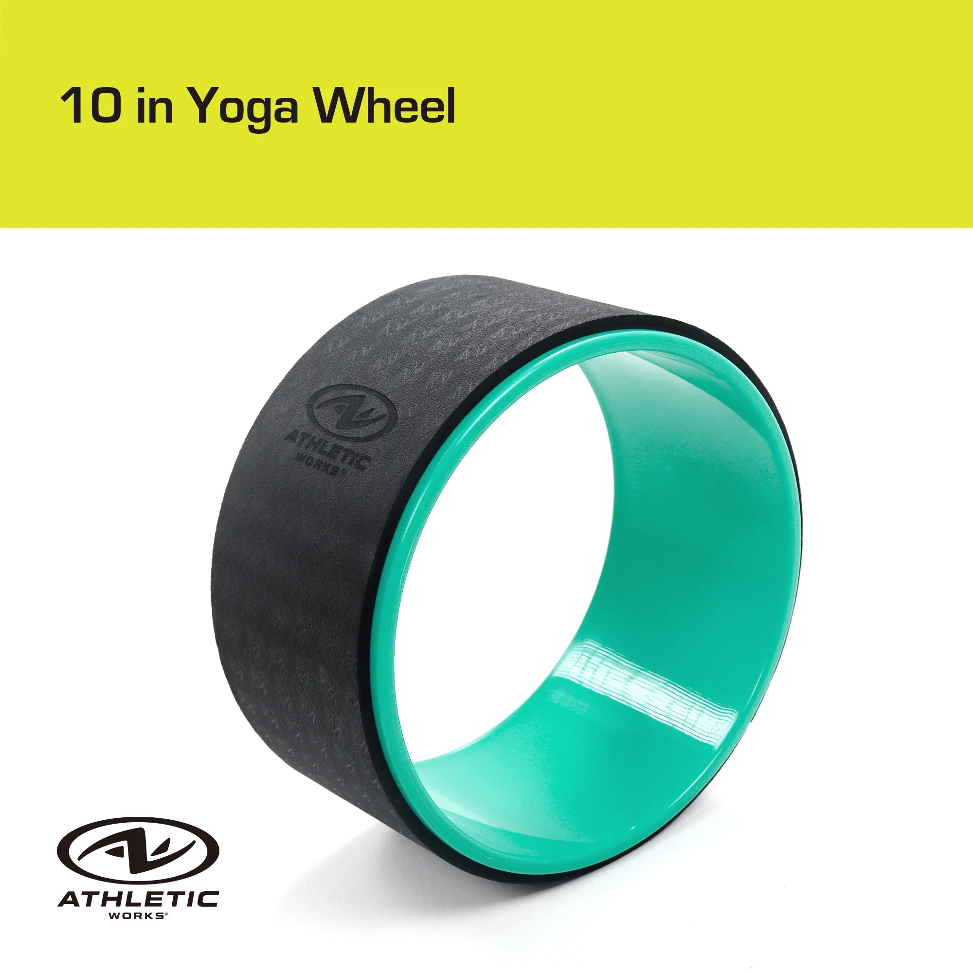 Athletic Works 10-Inch High Quality Yoga Wheel to Unlock Your Flexibility Potential